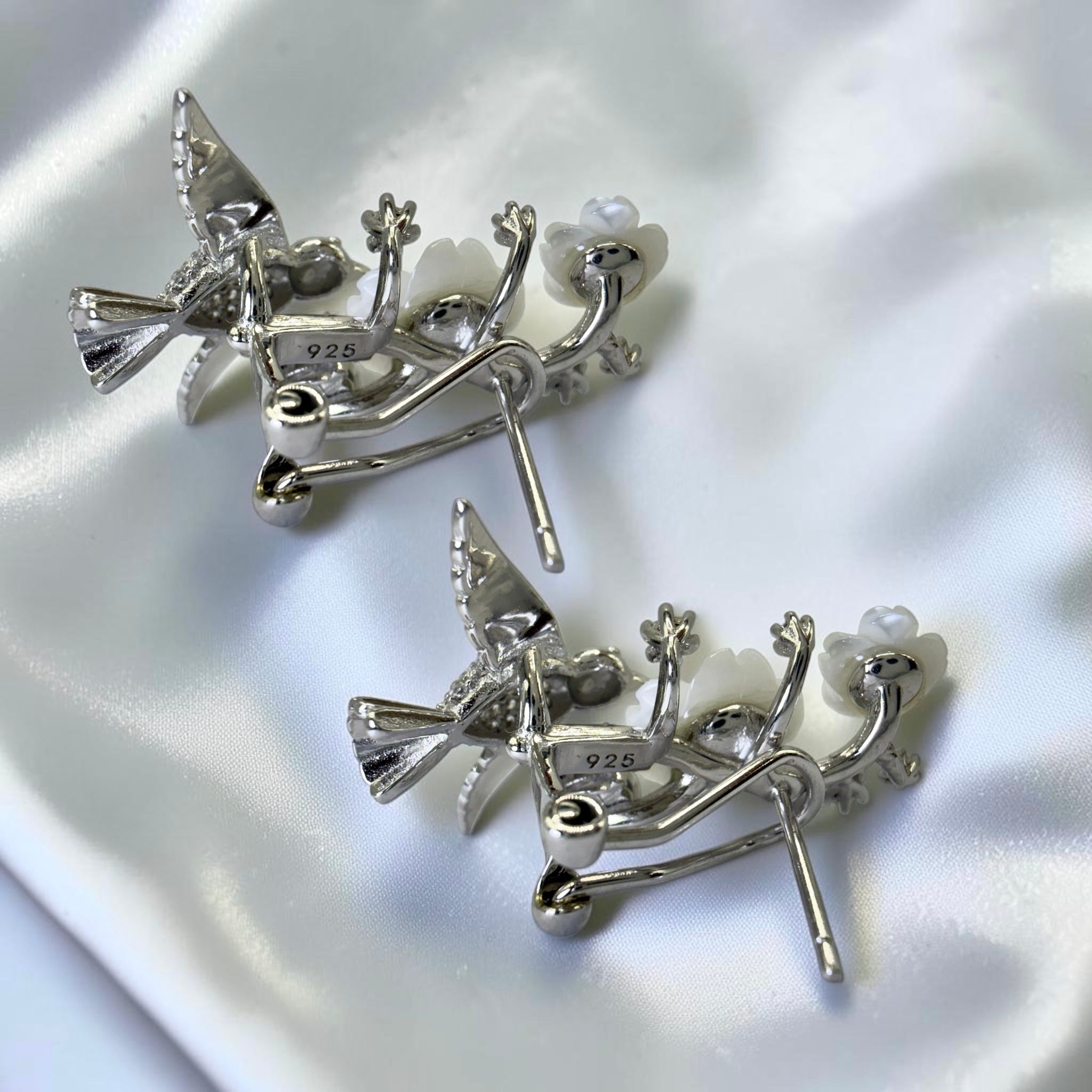 Silver Elysian in Paradise Earrings