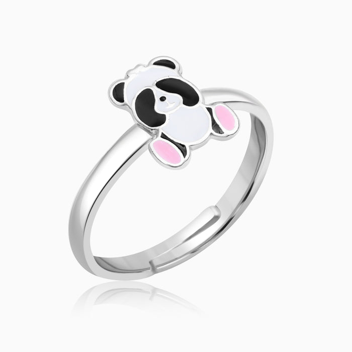 Silver Panda Ring