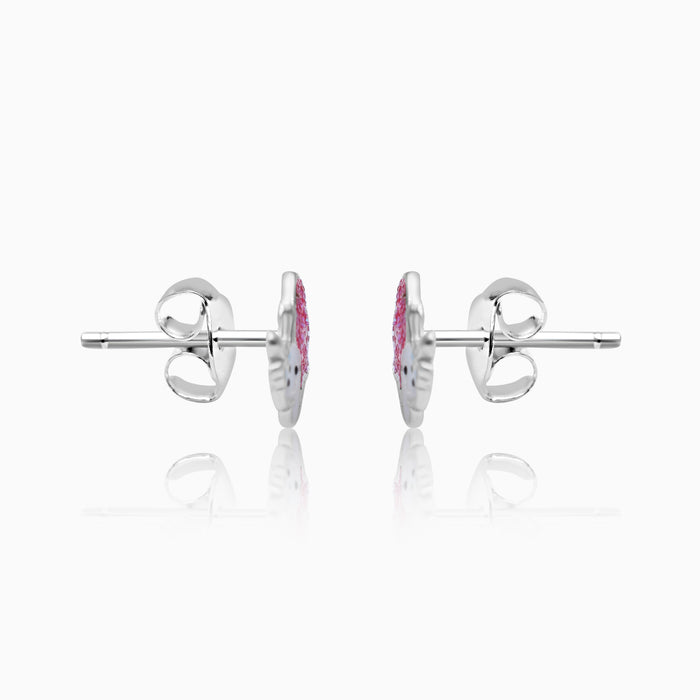 Silver Kids Snail Stud Earrings