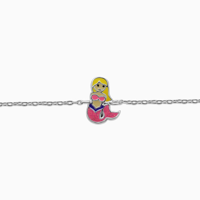 Silver Kids Mermaid Bracelet