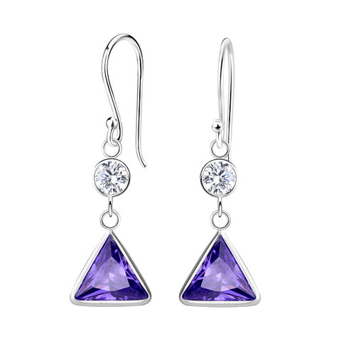 Coiled Amethyst Earrings | Summer Rush Jewelry