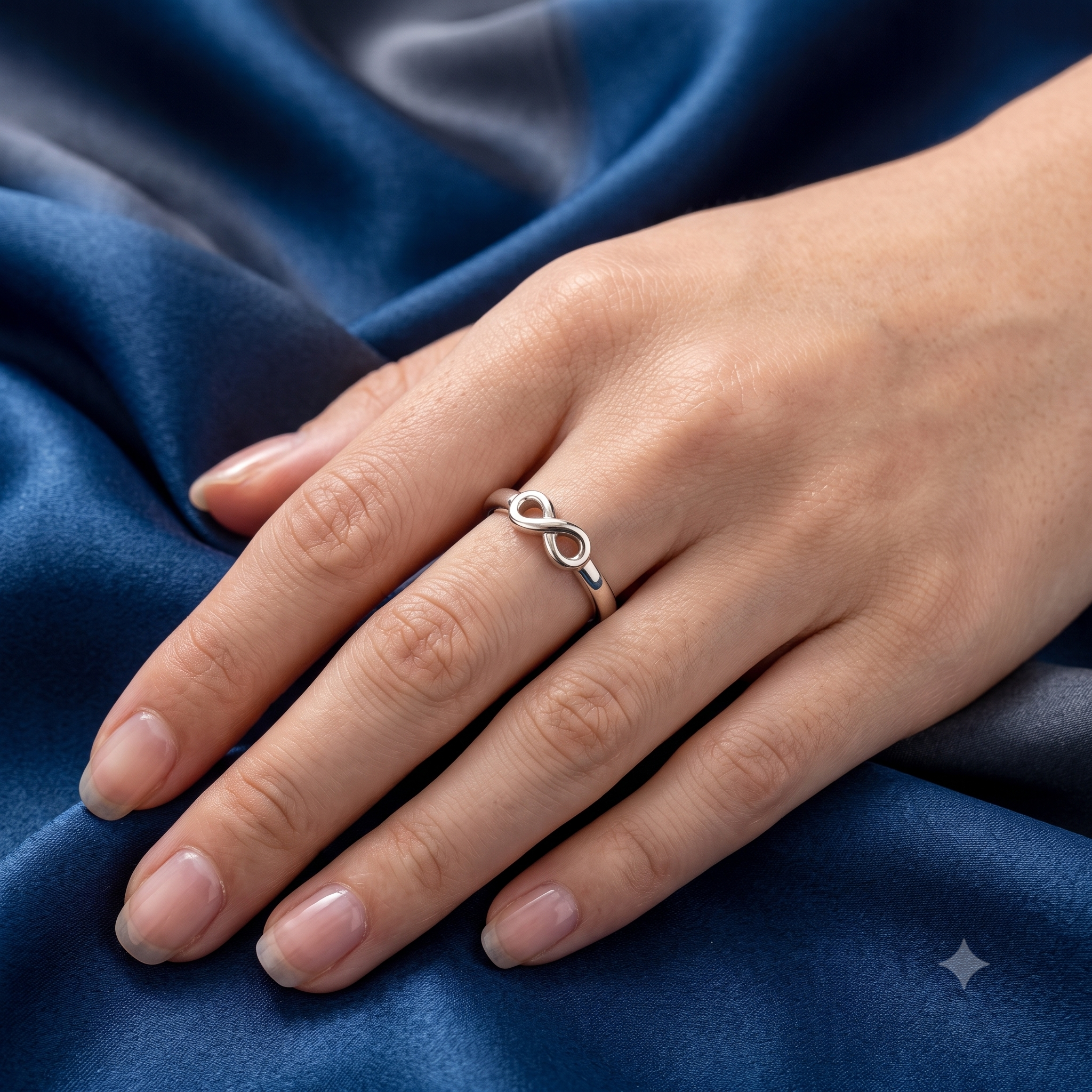 Silver Infinity Ring