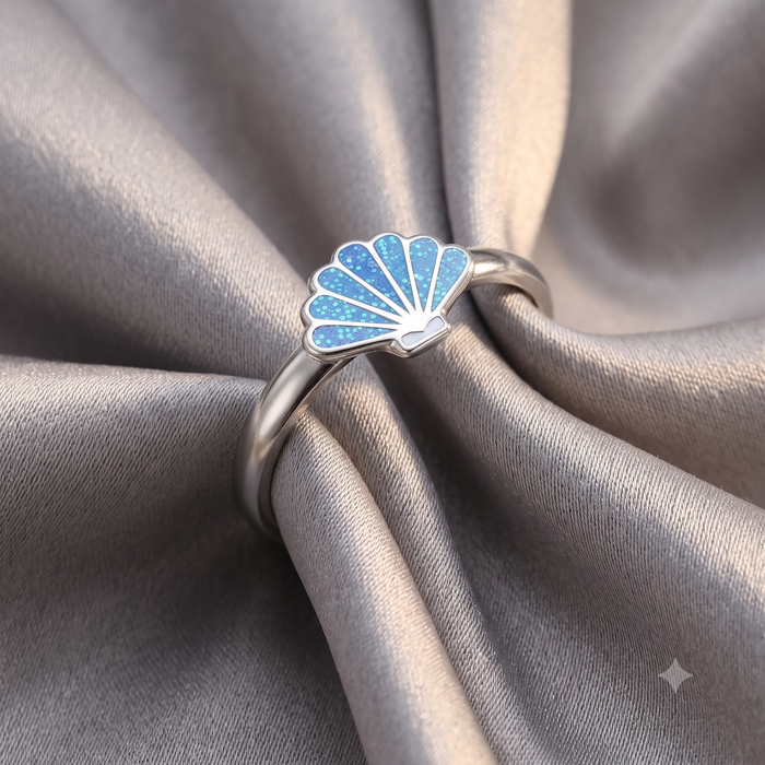 Silver Shell  Ring