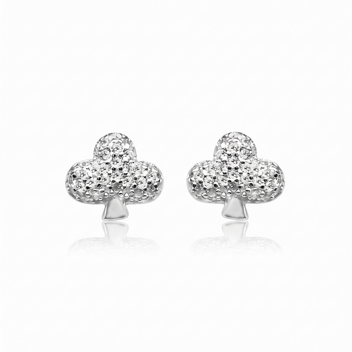 Silver Sparkling Little Dream Tree Earrings