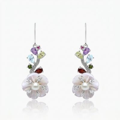 Lumina Blossom Dangle Earrings