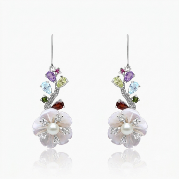 Lumina Blossom Dangle Earrings