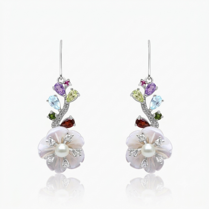 Lumina Blossom Dangle Earrings