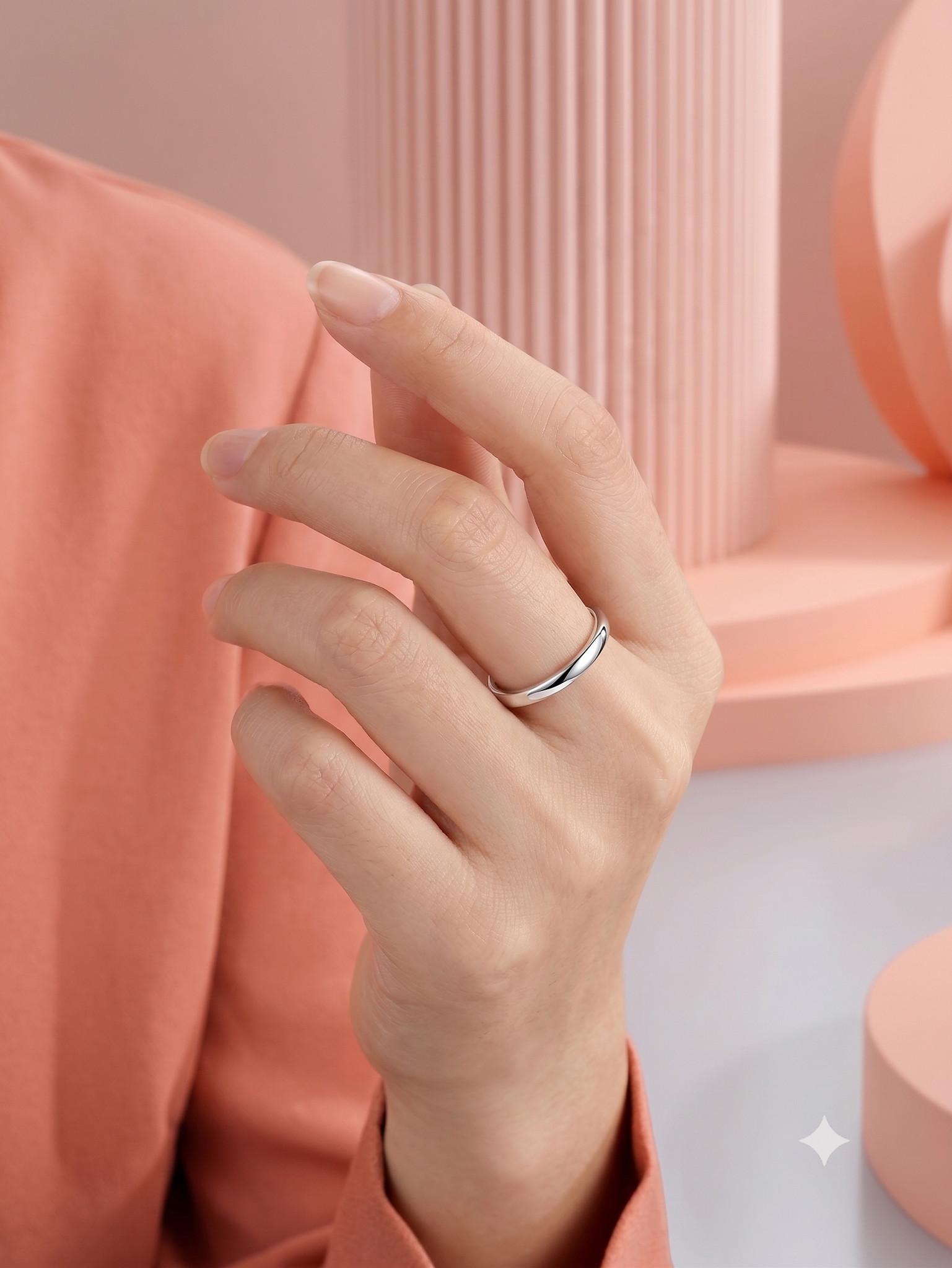 Silver Band Ring 1.5 mm