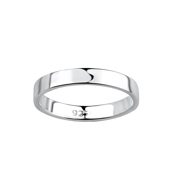Silver Band Ring 3.3 mm