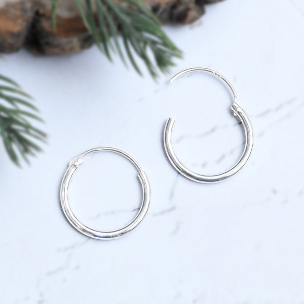 Silver Mini Hoop Earrings