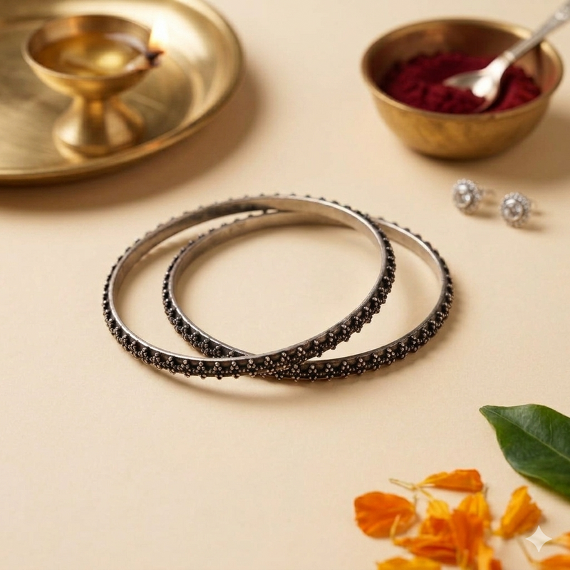 Oxidised Silver
