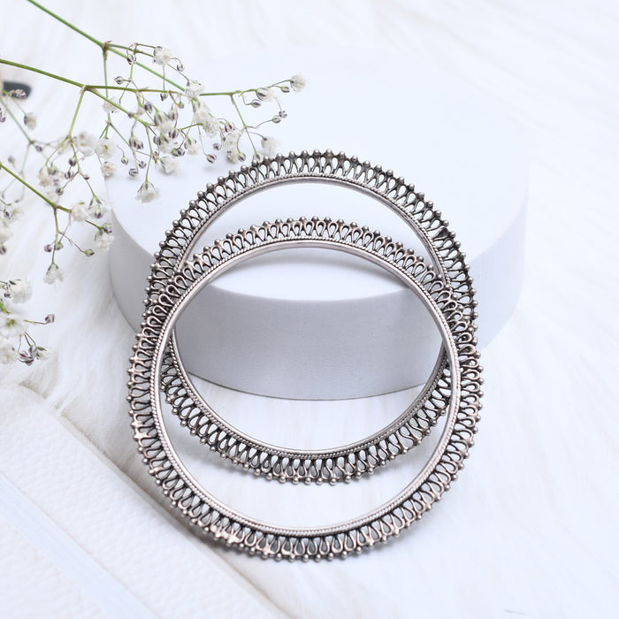 Silver Jaali Bangle