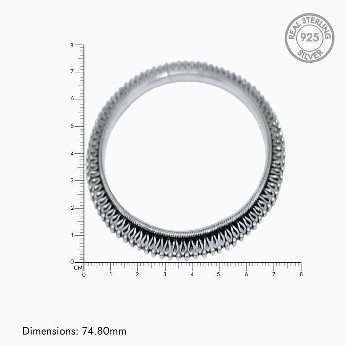 Silver Jaali Bangle