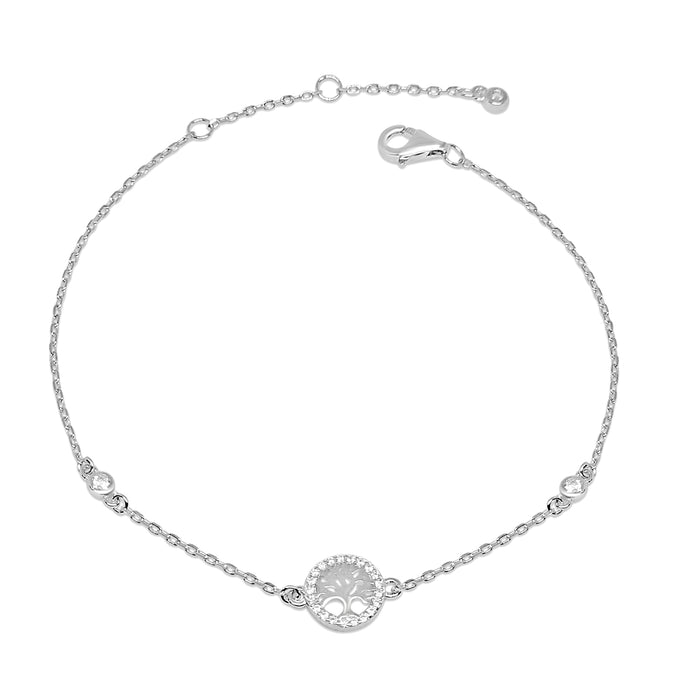 Silver Mini Tree of Life Bracelet