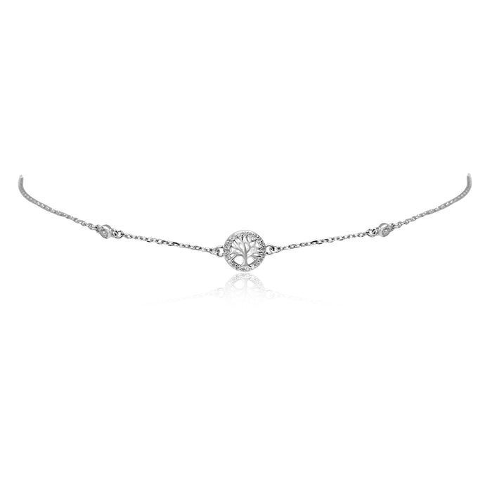Silver Mini Tree of Life Bracelet