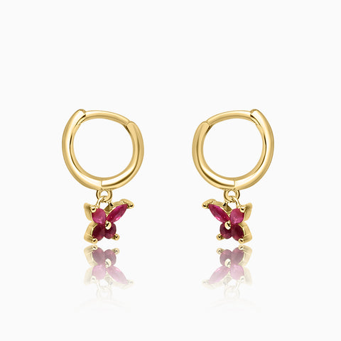 Buy Konpicca Butterfly Hoop Earrings Elegant Animal Dangle Charm Earrings  Butterfly Huggie Drop Earrings for Women Girls Online at desertcartINDIA