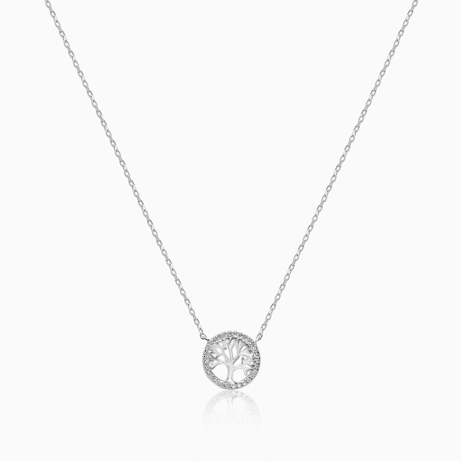 Silver Mini Tree of Life Necklace