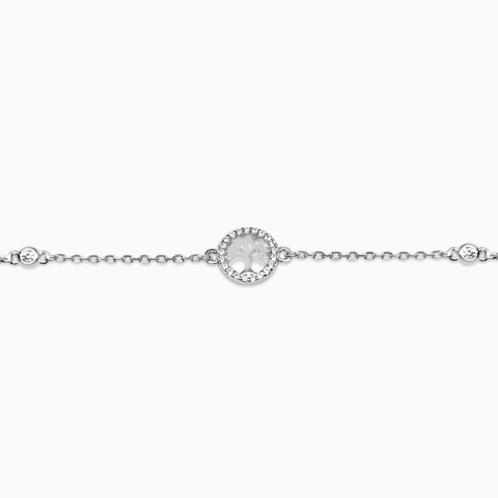Silver Mini Tree of Life Bracelet