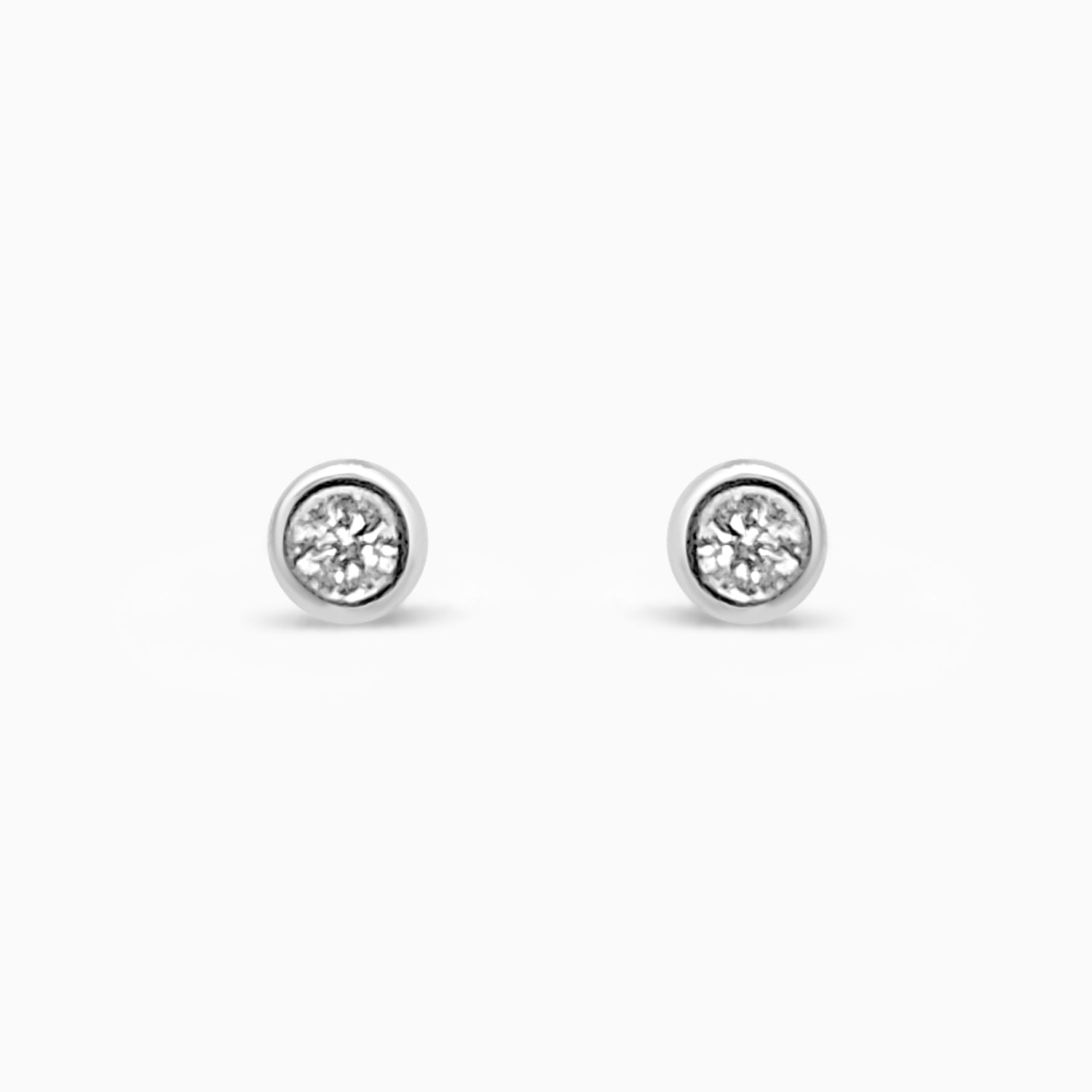 Silver Little Sparkle Studs 2mm