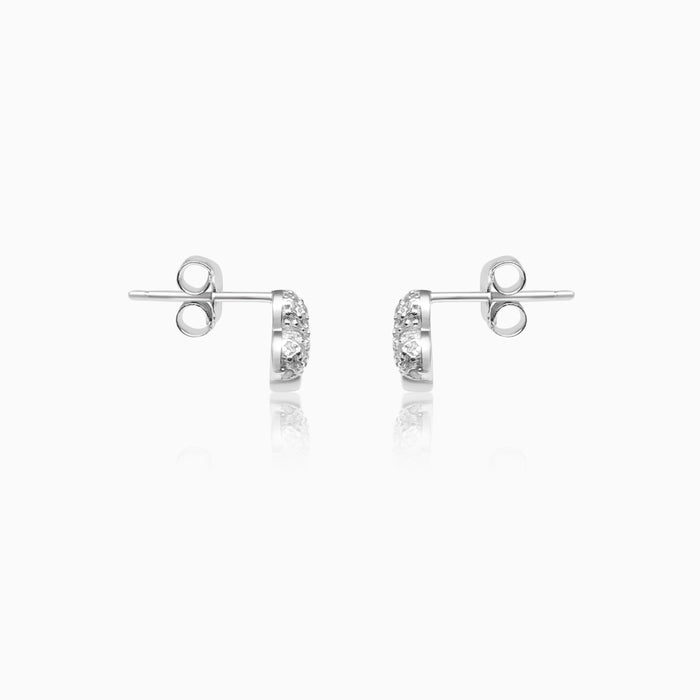 Silver Sparkling Little Dream Tree Earrings