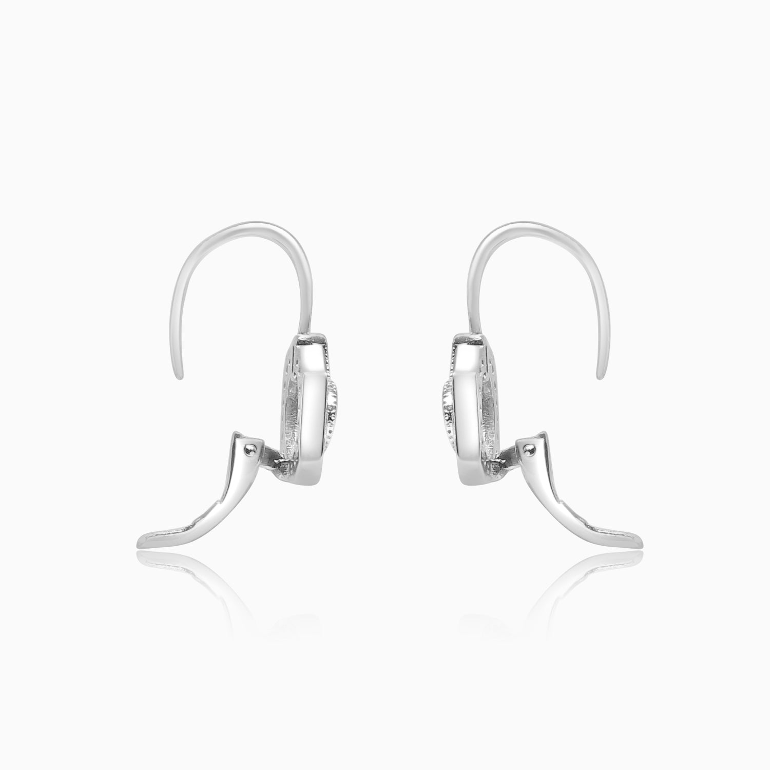 Silver Sparkling Heirloom Earrings