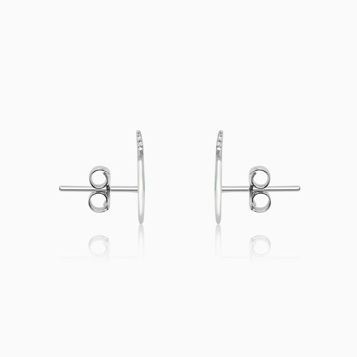 Silver Little Blue Whale Earrings