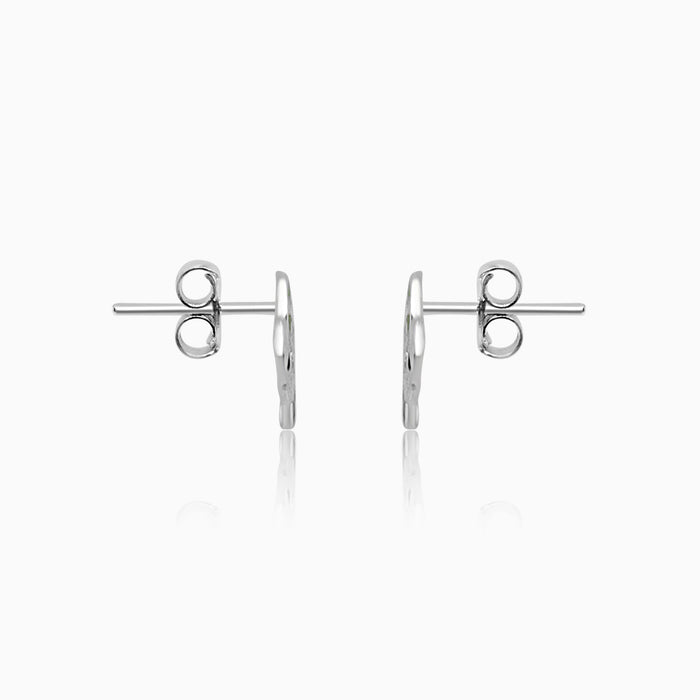 Silver Little Happy Turtle Earrings
