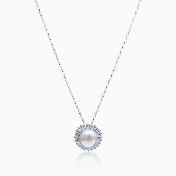Silver Magnificient Majesty Pearl Pendant
