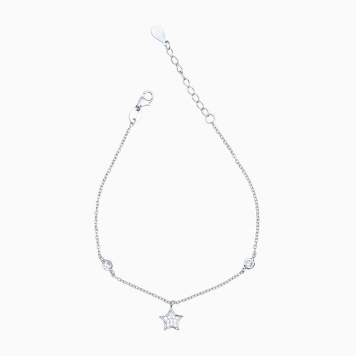 Silver Star Bracelet
