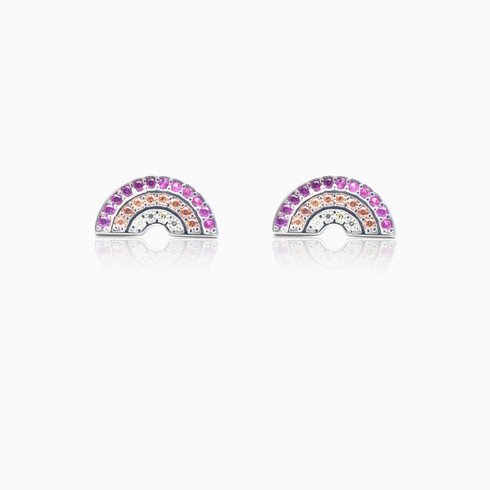 Silver Rainbow Fairytale Earrings