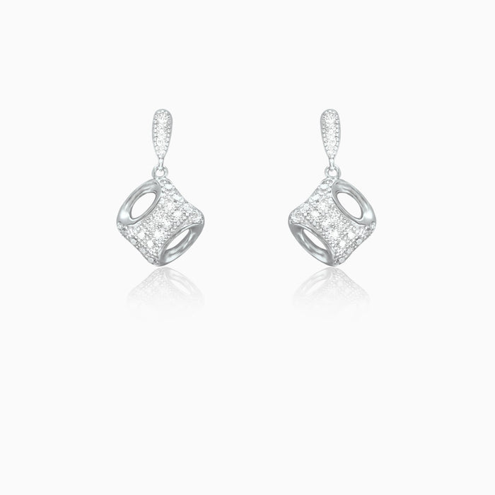 Silver Mini Nostalgia Stud Earrings