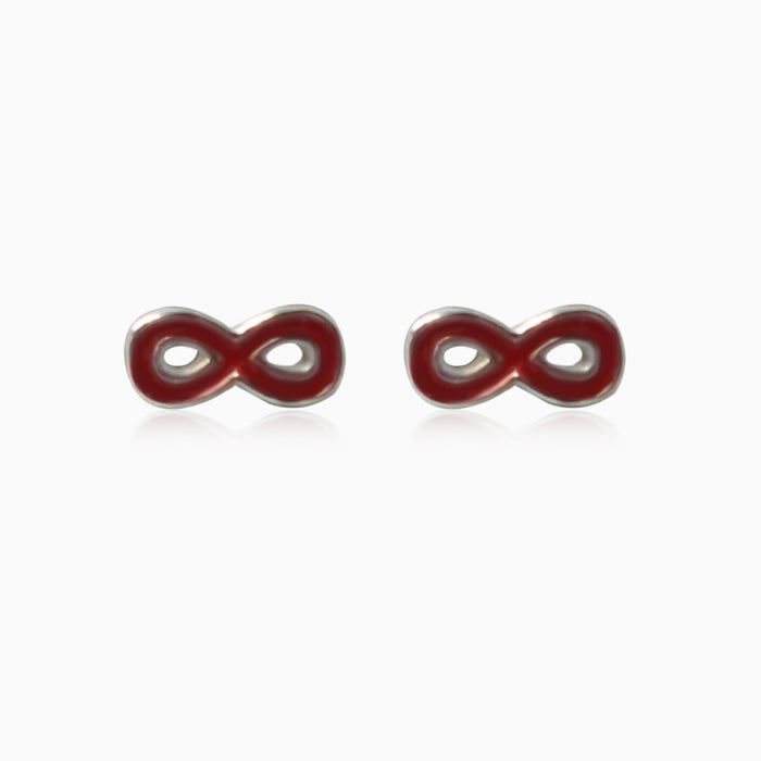 Silver Vibe Infinity Earrings