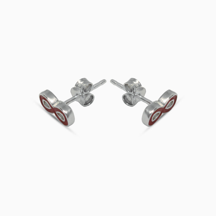 Silver Vibe Infinity Earrings
