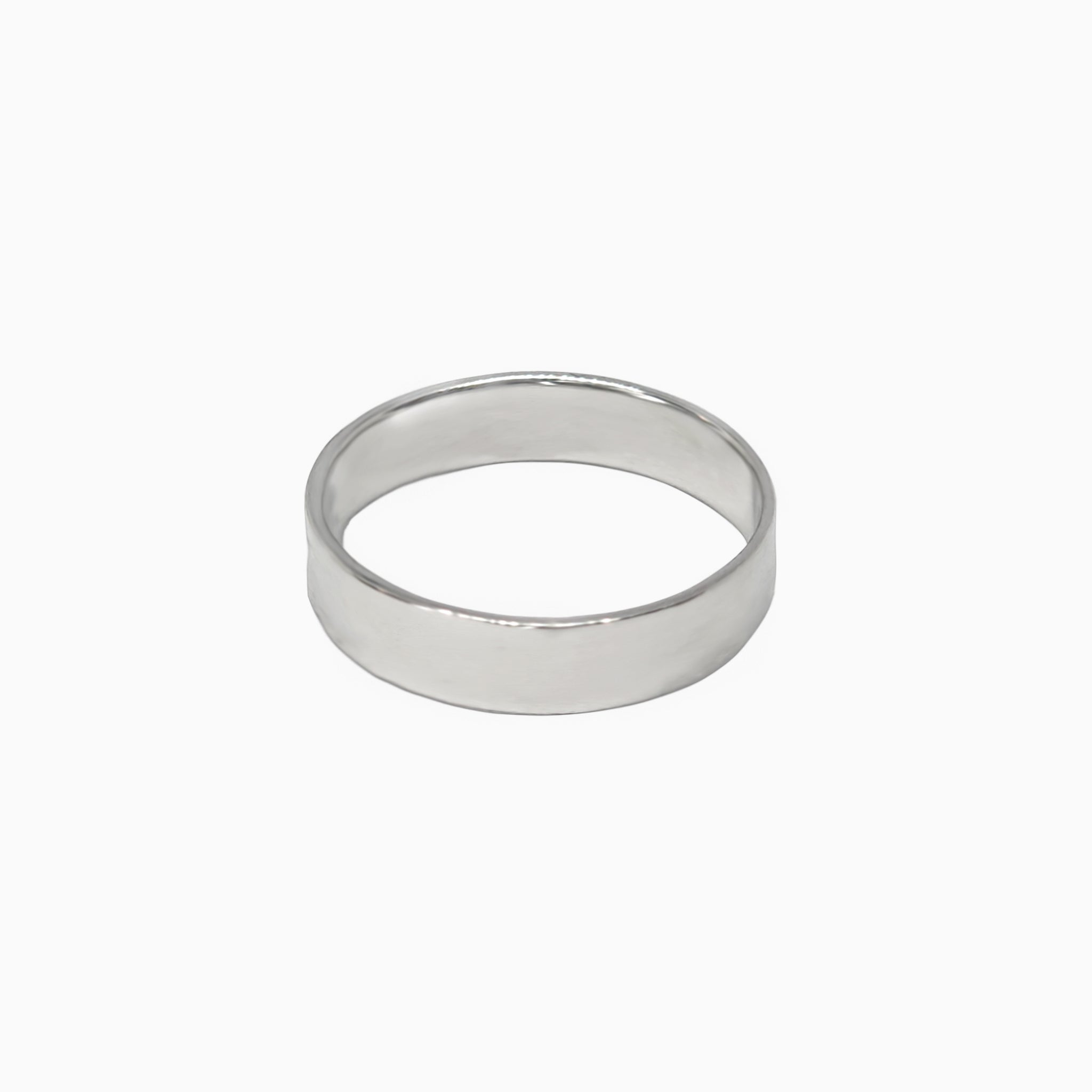 Silver 5mm Unisex Band Ring