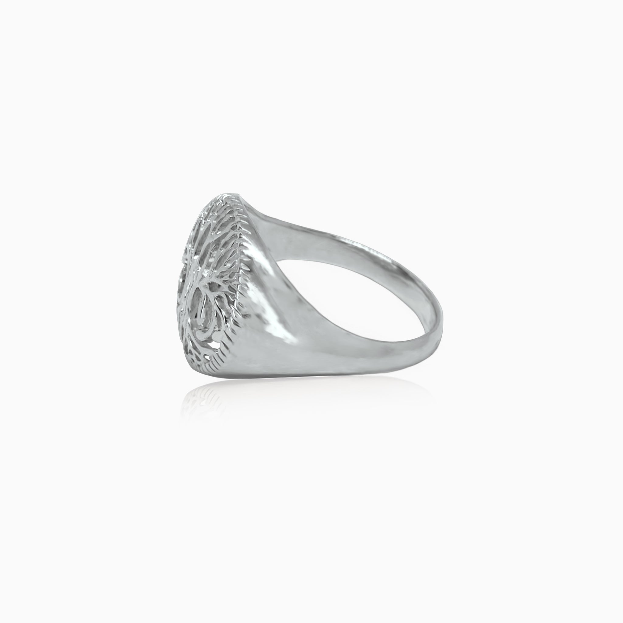 Silver Tree Of Life Unisex Ring
