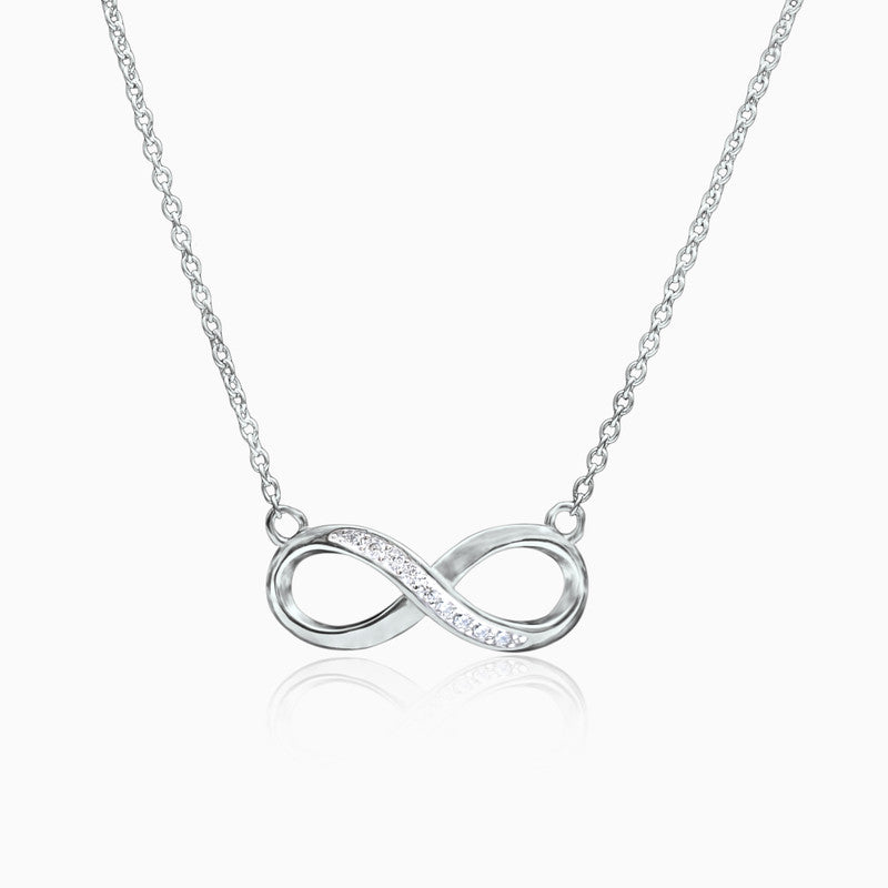 Silver Classic Infinity Necklace