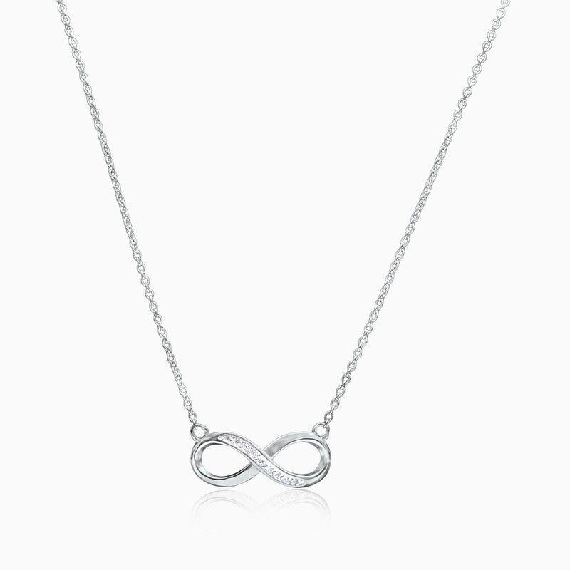 Silver Classic Infinity Necklace