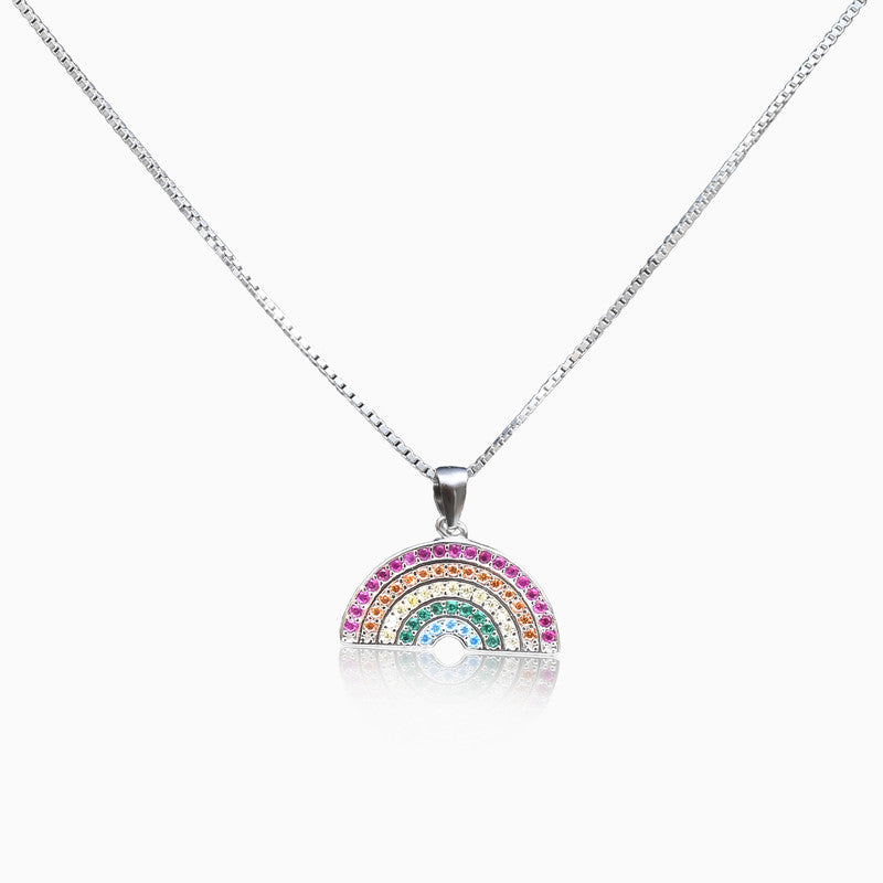 Silver Rainbow Fairytale Necklace