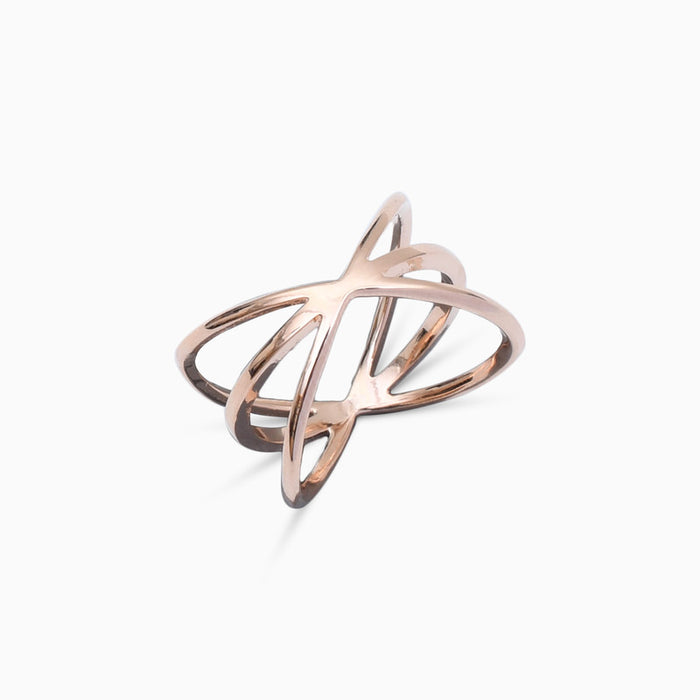 Rose Gold Weave Ring