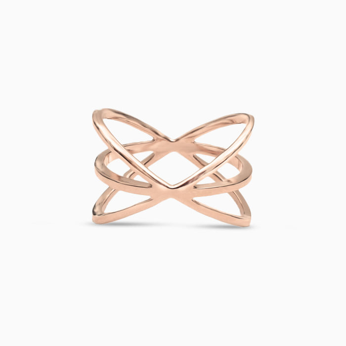 Rose Gold Weave Ring