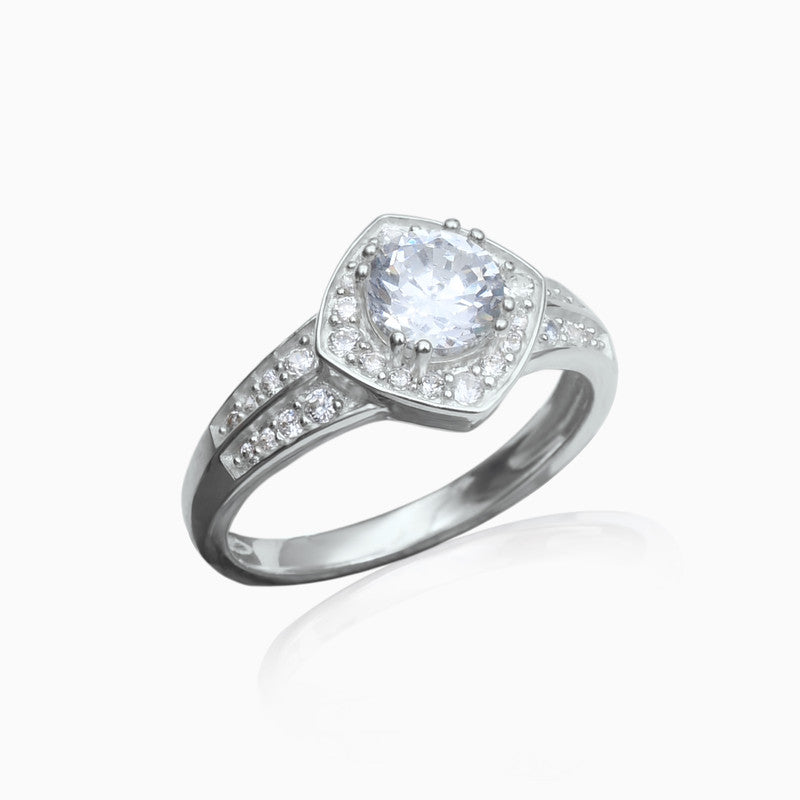 Silver Ring Love Design