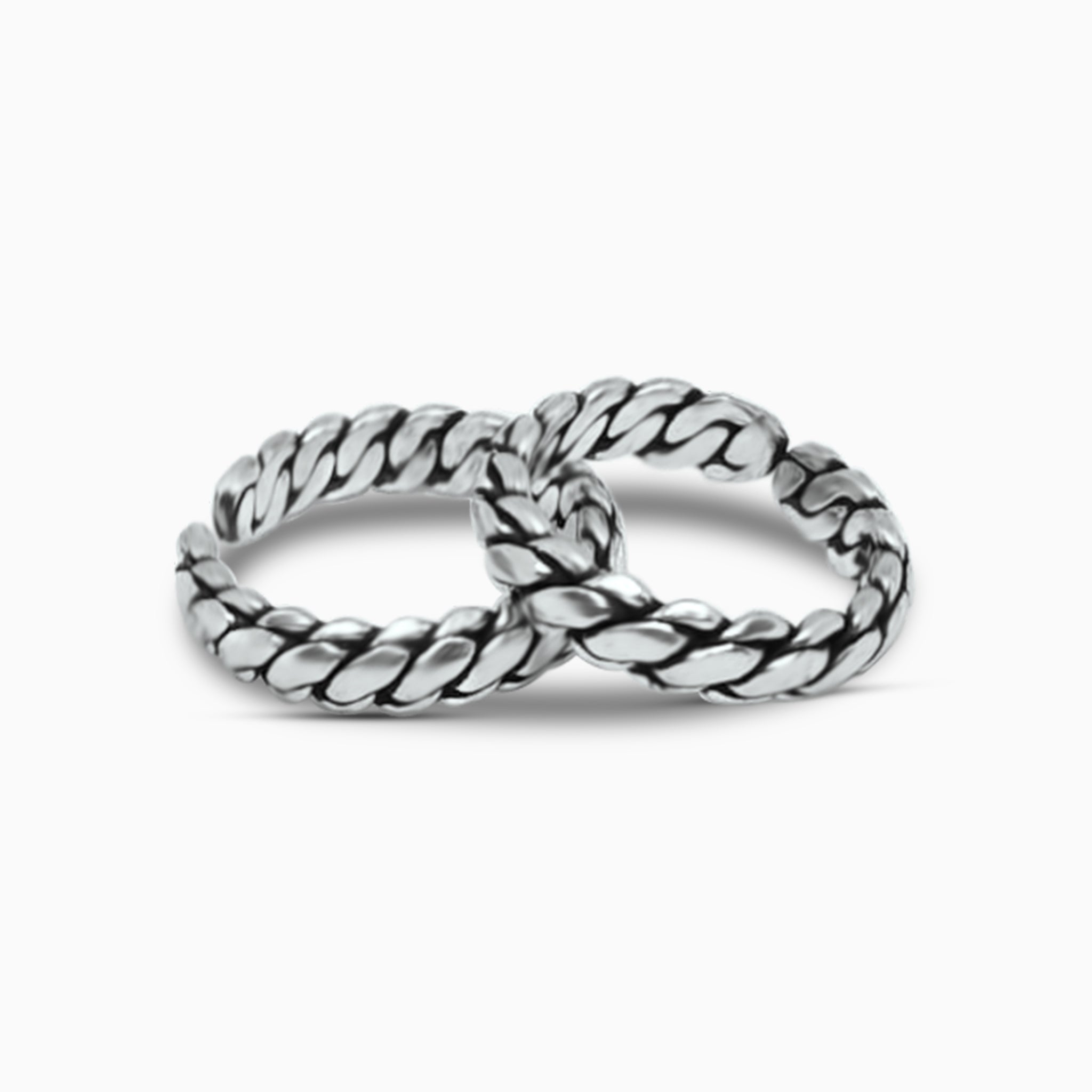 Silver Chain Style Toe Ring